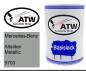 Preview: Mercedes-Benz, Altsilber Metallic, 9703: 500ml Lackdose, von ATW Autoteile West.